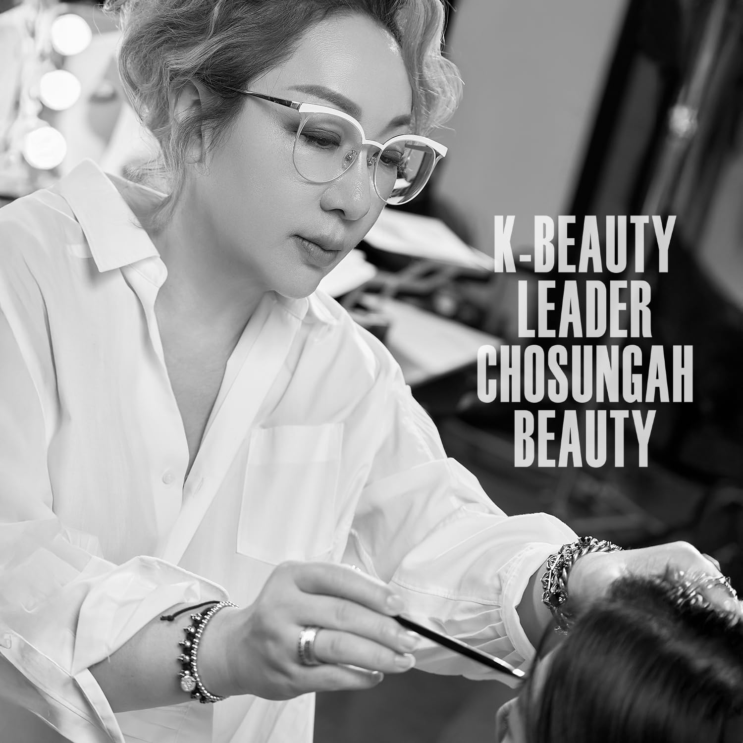 CHOSUNGAH BEAUTY Mega Fit Stick blends evenly on cheeks for radiant tone