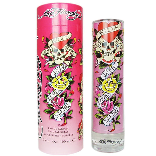 Christian Audigier Ed Hardy EDP bottle, fruity-floral profile for daily elegance