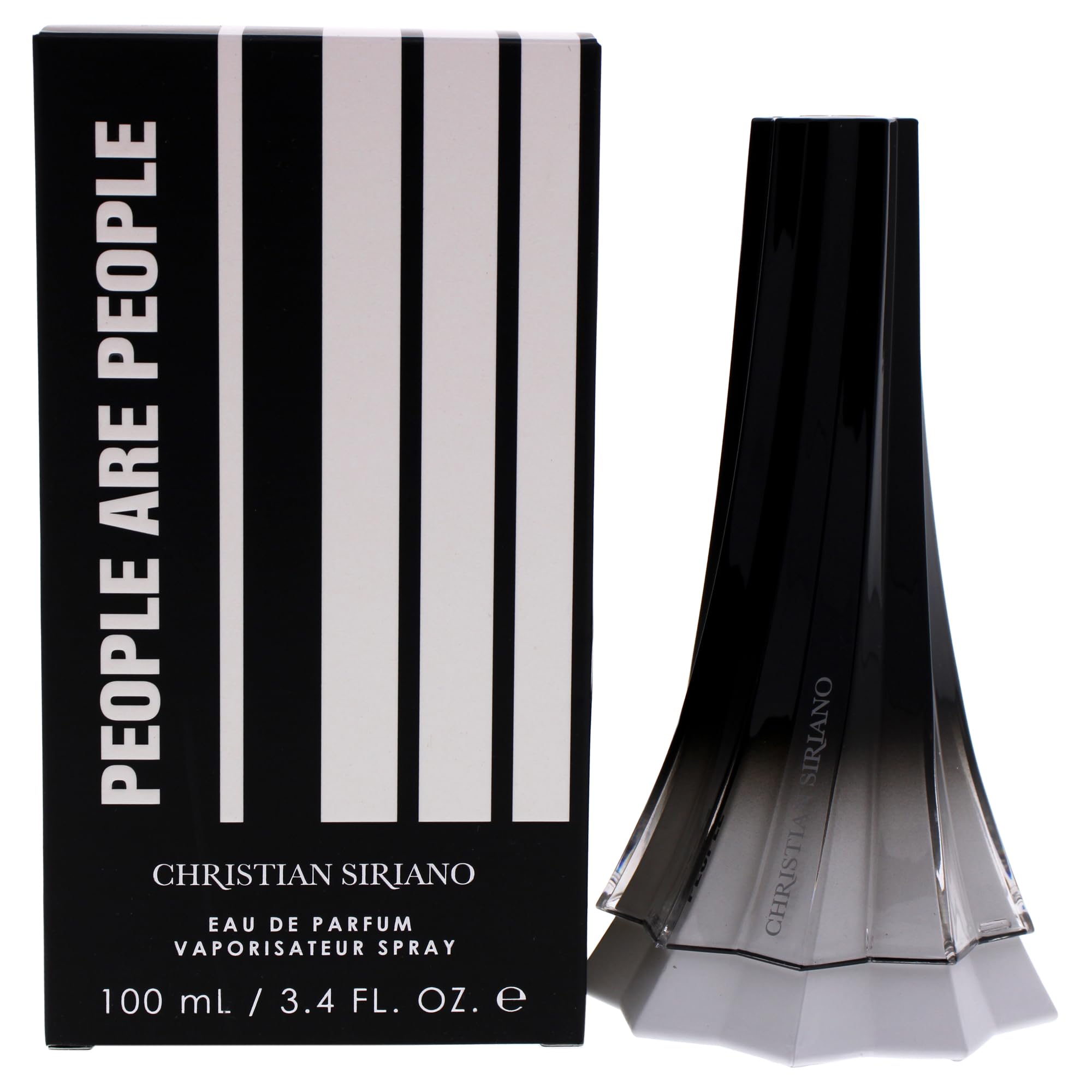 Christian Siriano People Are People bottle close-up with elegant daily-wear appeal.
