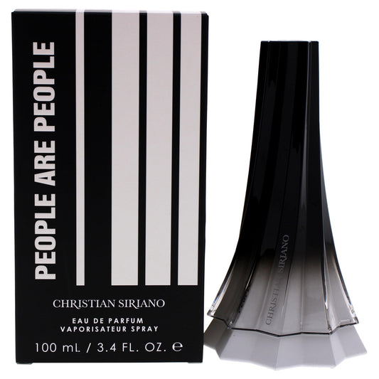 Christian Siriano People Are People bottle close-up with elegant daily-wear appeal.