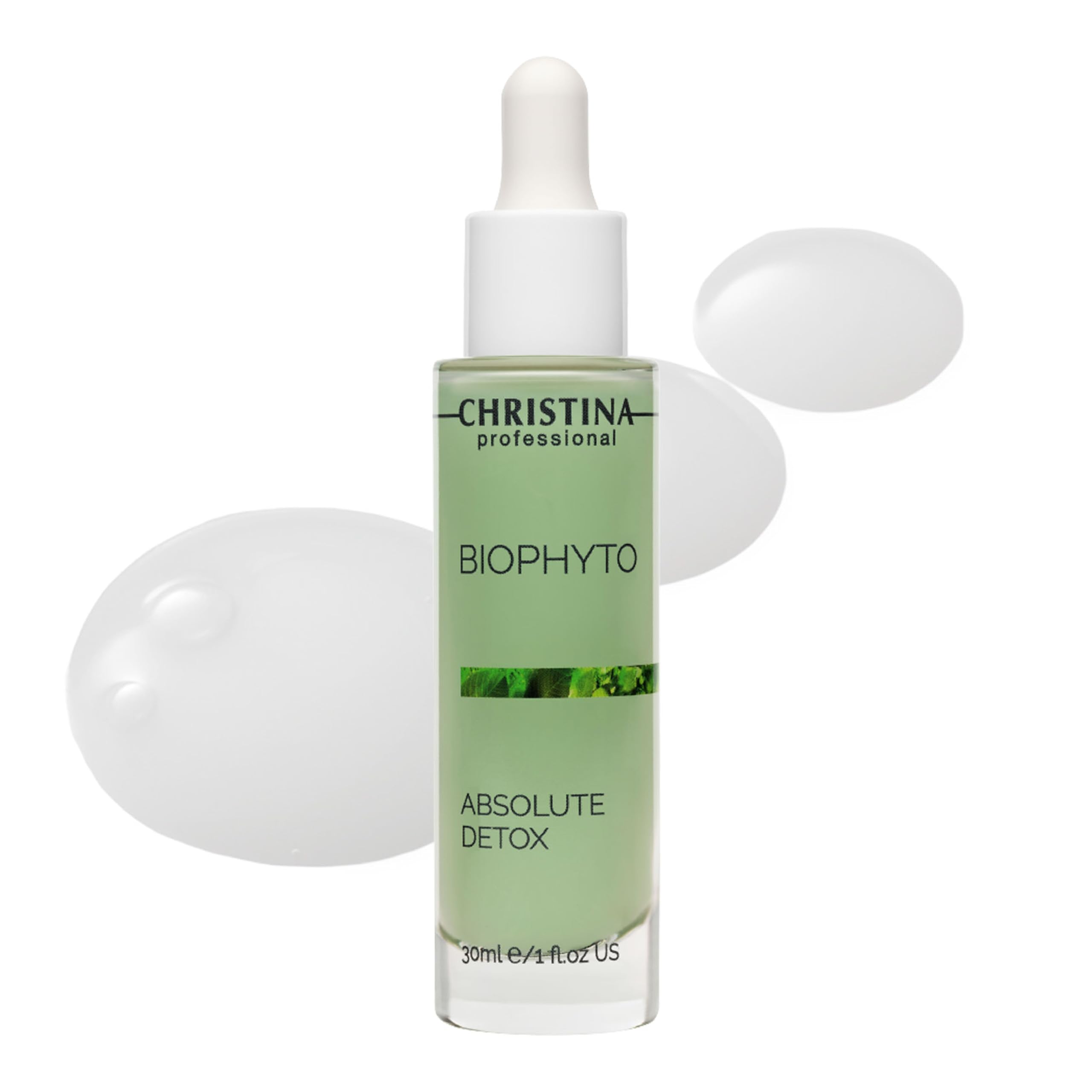 Christina Biophyto Absolute Detox bottle, smooth serum for daily use.