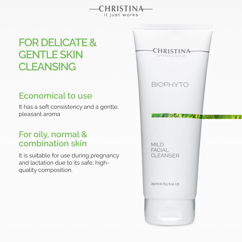 CHRISTINA Biophyto green tea cucumber ingredients highlight soothing hydration