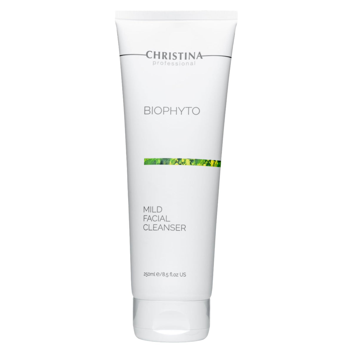 CHRISTINA Biophyto mild cleanser bottle closeup for daily gentle use