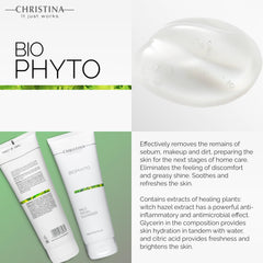 CHRISTINA Biophyto soft foam texture for comfortable cleansing
