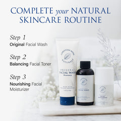 Vegan Christina Moss Naturals face wash formula highlighting barrier-friendly hydration.