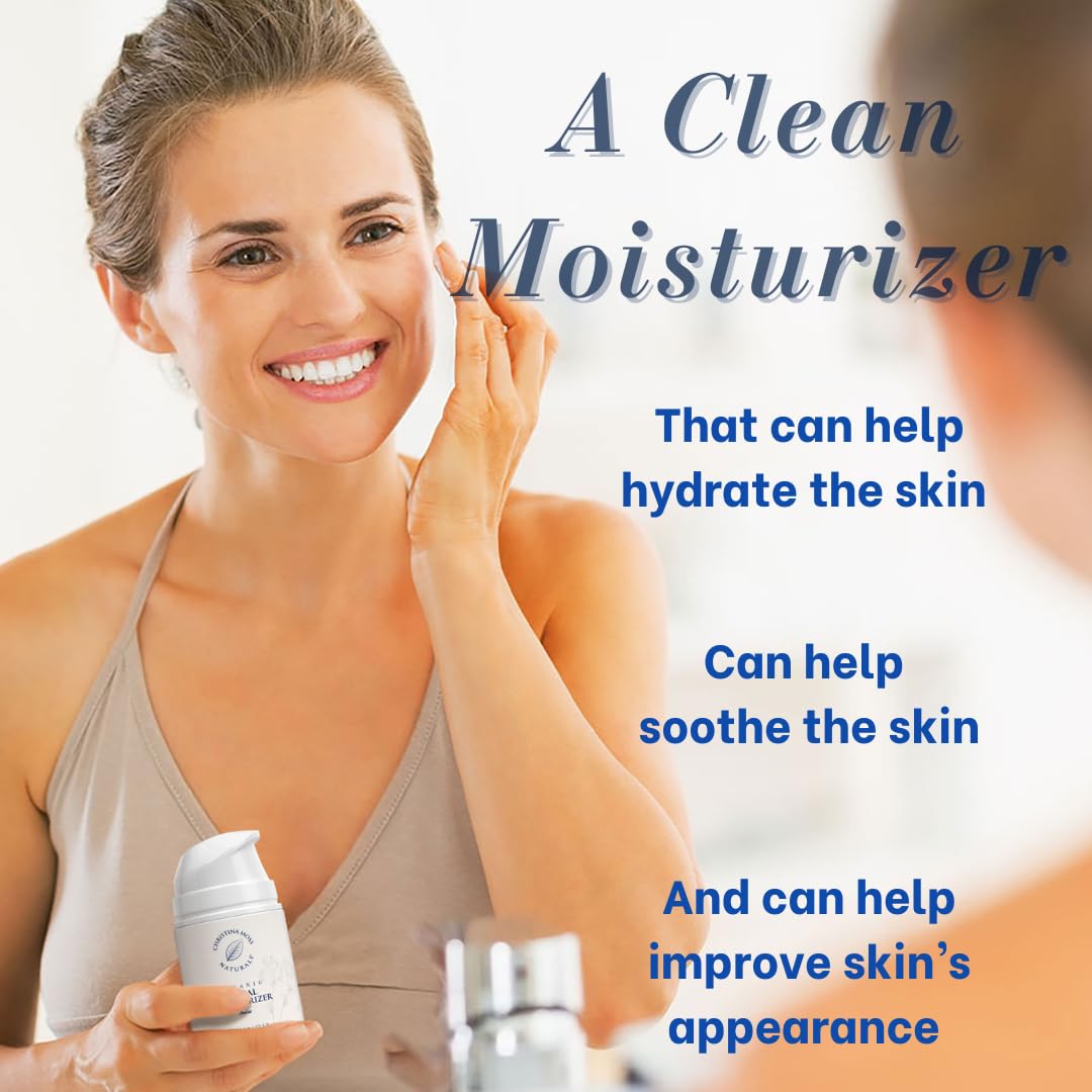 Christina Moss Naturals Original Moisturizer cream swatch on skin.