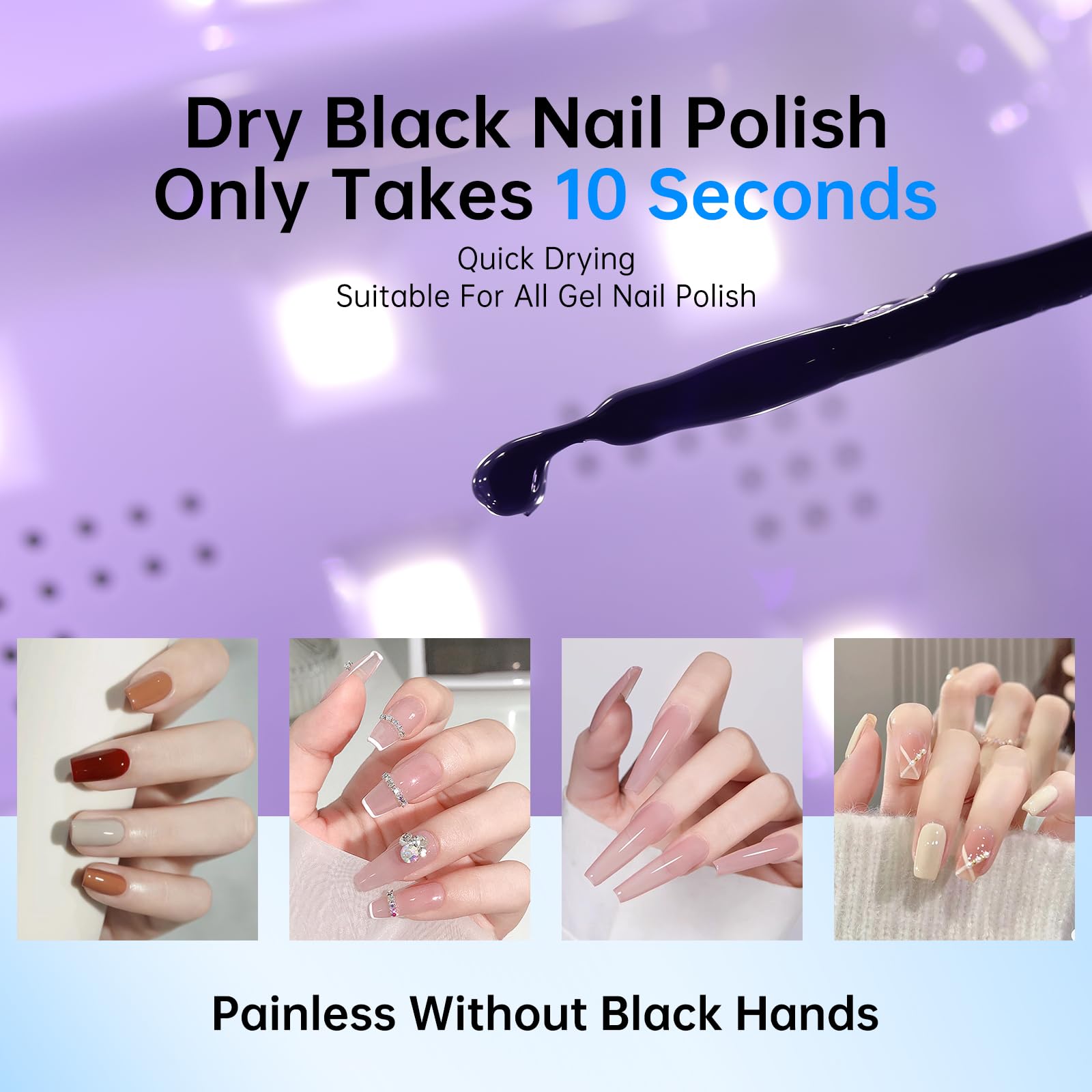 CHRISTINE SHELLY 18 dual LED beads provide even curing across gels