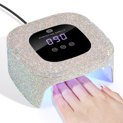 CHRISTINE SHELLY 48W UV nail lamp front view for quick home gel nails