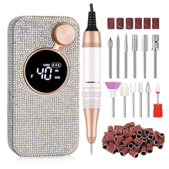 Christine Shelly Electric Nail Drill with high-speed performance for acrylic shaping