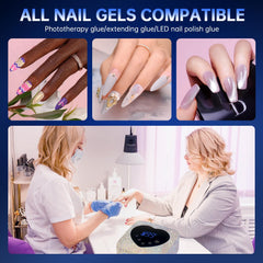 CHRISTINE SHELLY gift-ready-packaging positions this lamp as a thoughtful present for mani-pamper lovers.