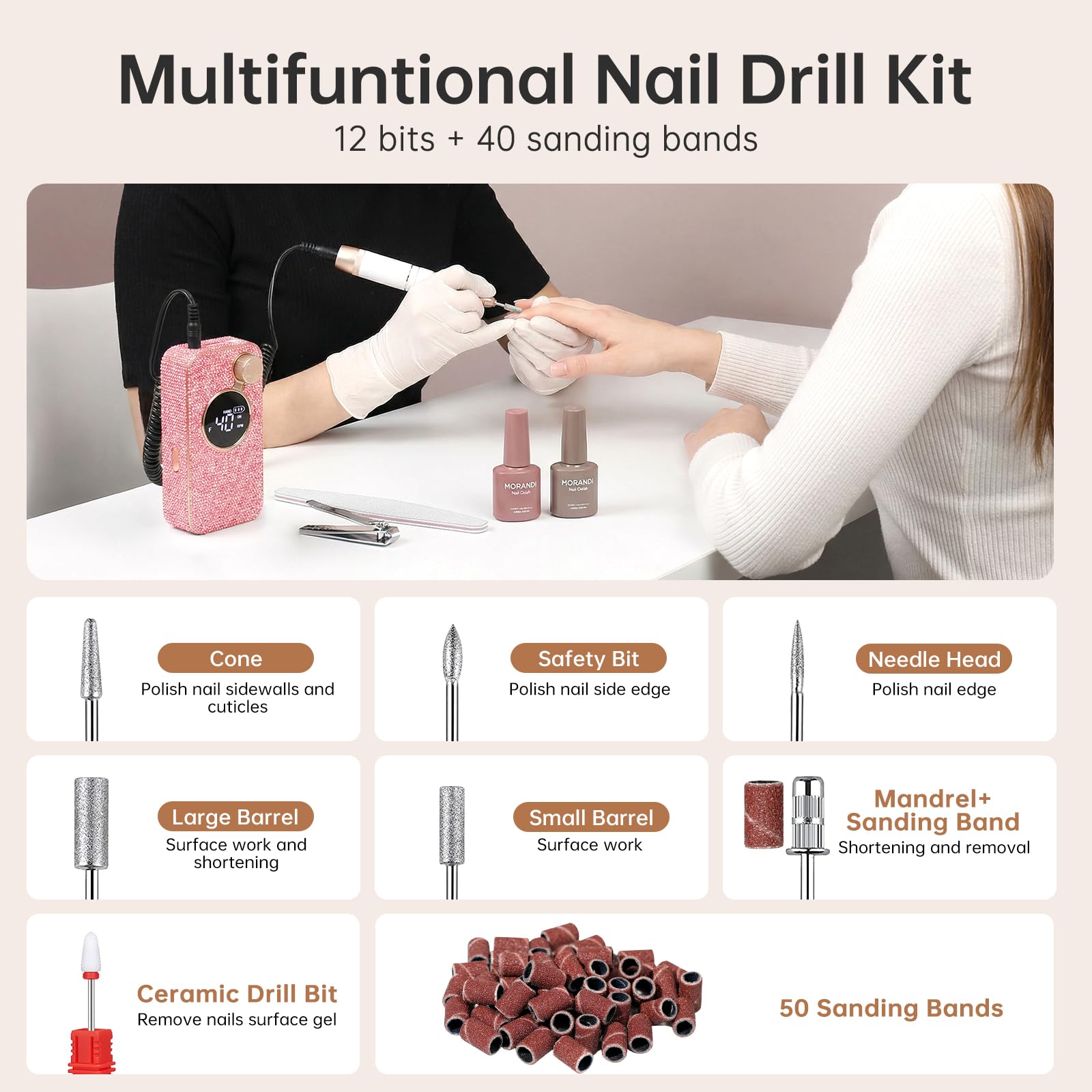 Christine Shelly twist lock system for quick secure bit changes
