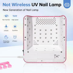 CHRISTINE SHELLY UV nail lamp four timer settings for flexible manicures.