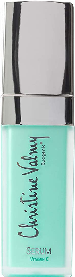 Christine Valmy antioxidant serum bottle closeup highlighting brightening benefits
