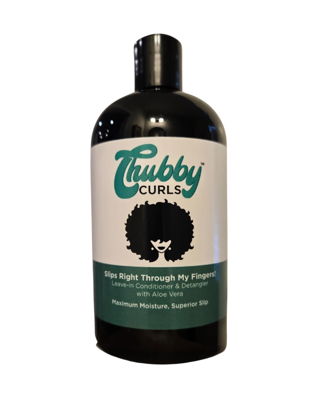 Chubby Curls Slips Right Through My Fingers bottle shot illustrating detangling-friendly leave-in conditioner.