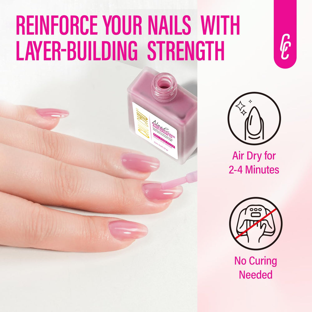 Damaged nails repaired with CHUCHU treatment.
