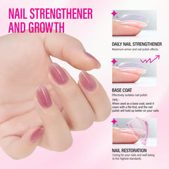 CHUCHU top coat gloss swatch on polished nails.
