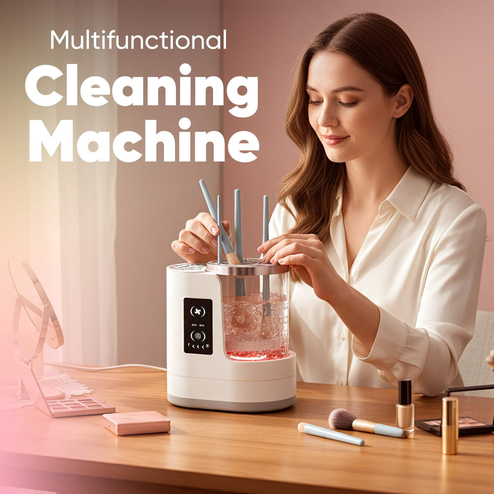 Chufa cleaner control panel with USB-C power demonstrates easy one-button operation