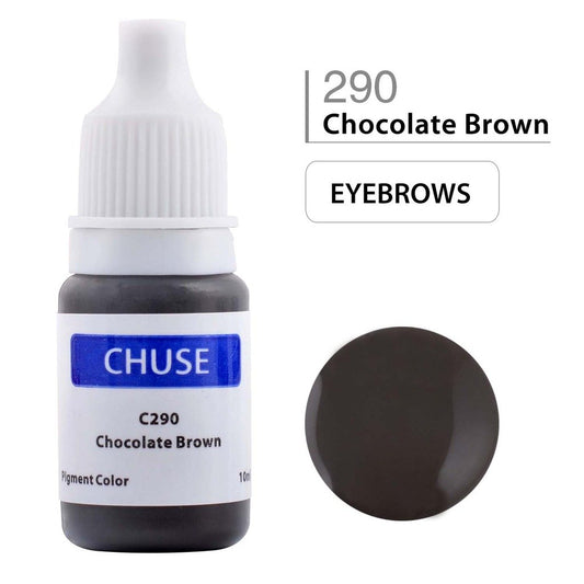 CHUSE Chocolate Brown pigment swatches for color matching and shading