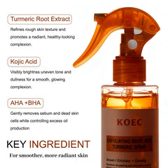 CHZHEN Keratin Care Kojic Turmeric Spray compact size ideal for travel