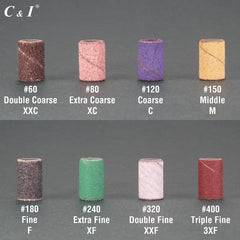 C & I 400 triple fine grit band for final buff.