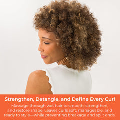 CIBU Curl + Coil Shampoo lather shows detangling-friendly texture.