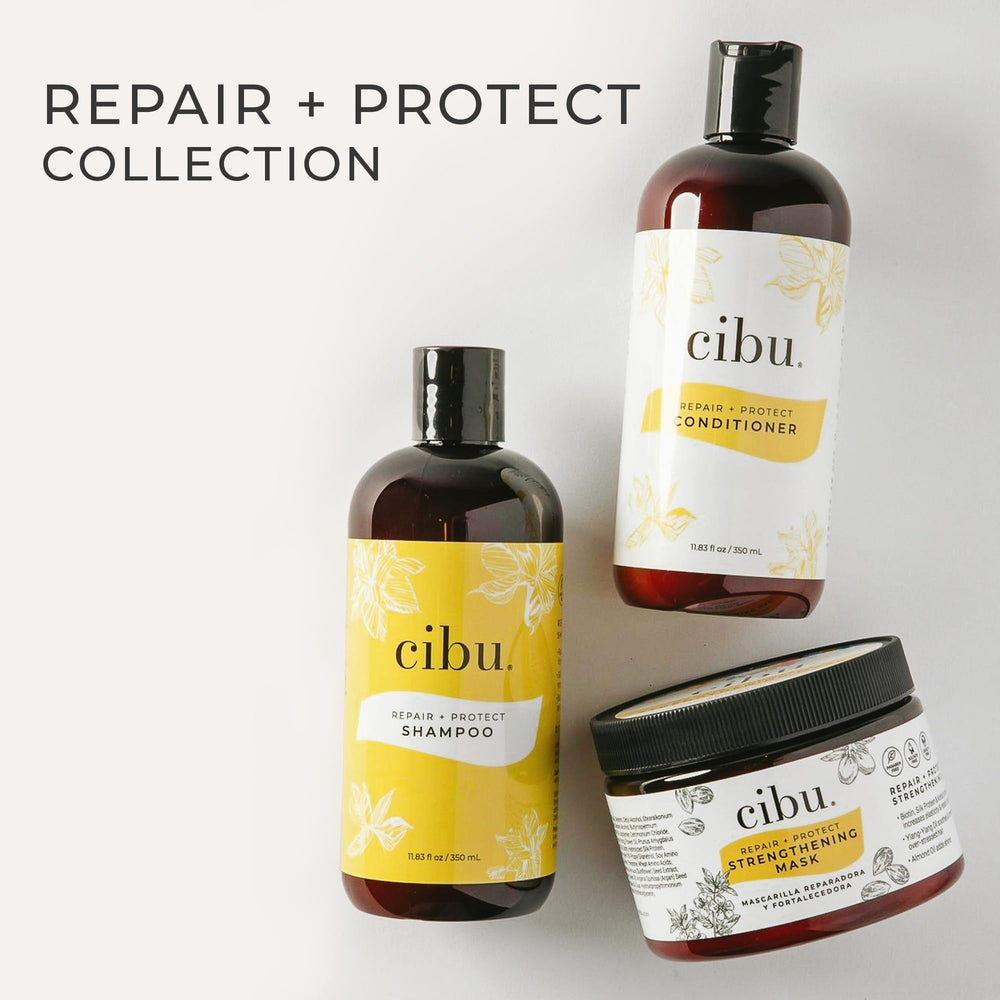 Shiny, manageable hair as a result of daily CIBU Repair + Protect use