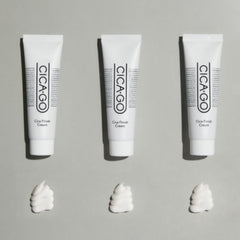 CICA GO Cica Finish Cream on skin provides a smooth, ready-for-makeup base.