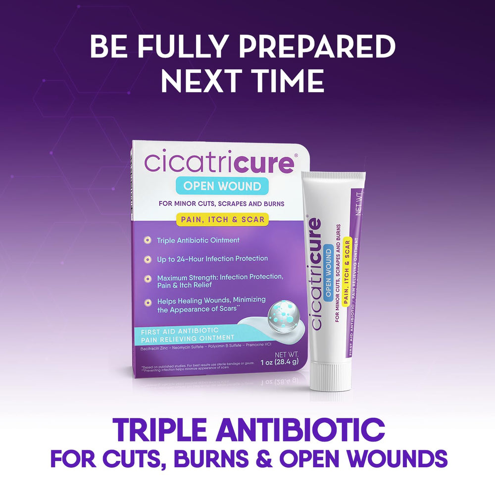 Cicatricure Advanced Scar Gel with Regenerare Complex explained in infographic.