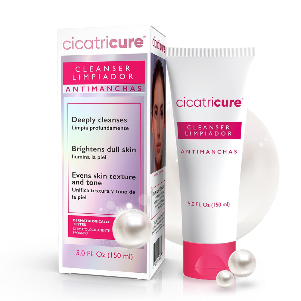 Cicatricure Antimanchas Face Wash bottle front for daily cleansing