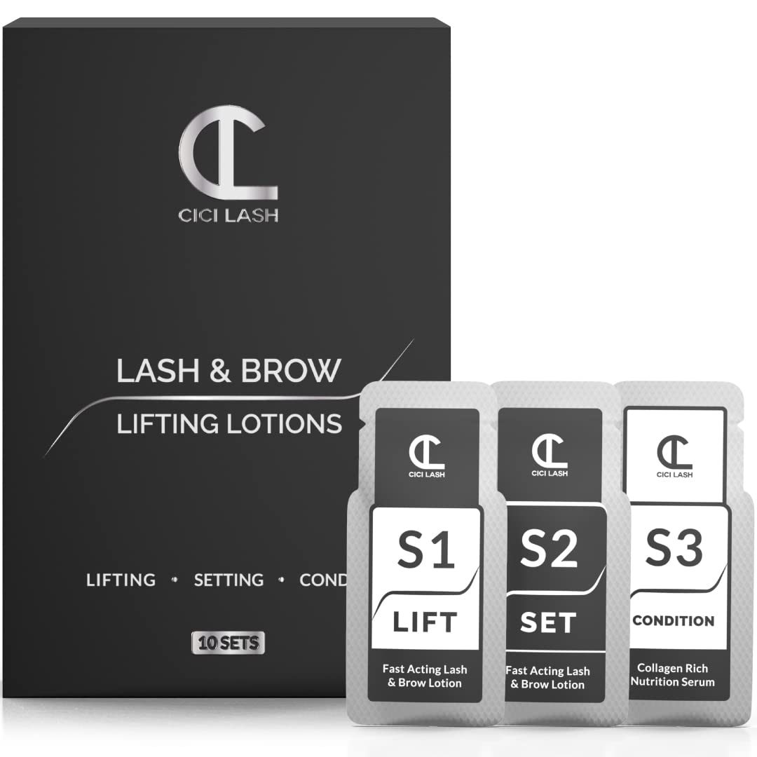 CICI Lash Elite lift lotion sachet for fast lash lifts with collagen conditioning.