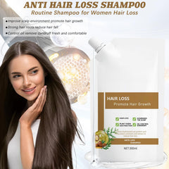 CidnMatd soft and silky hair after washing with plant nutrients.