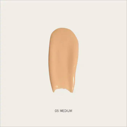 Ciele Tint & Protect swatch on skin shows buildable coverage