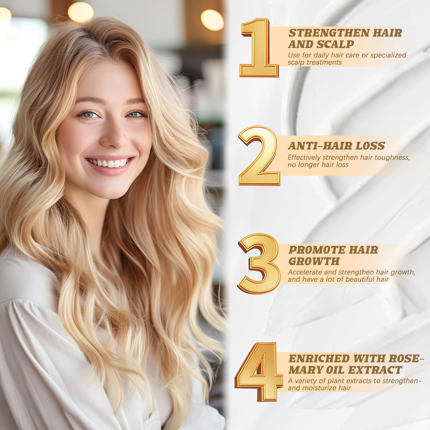 Ciirvoe anti-hair fall shampoo label detail highlighting natural ingredients for scalp nourishment.