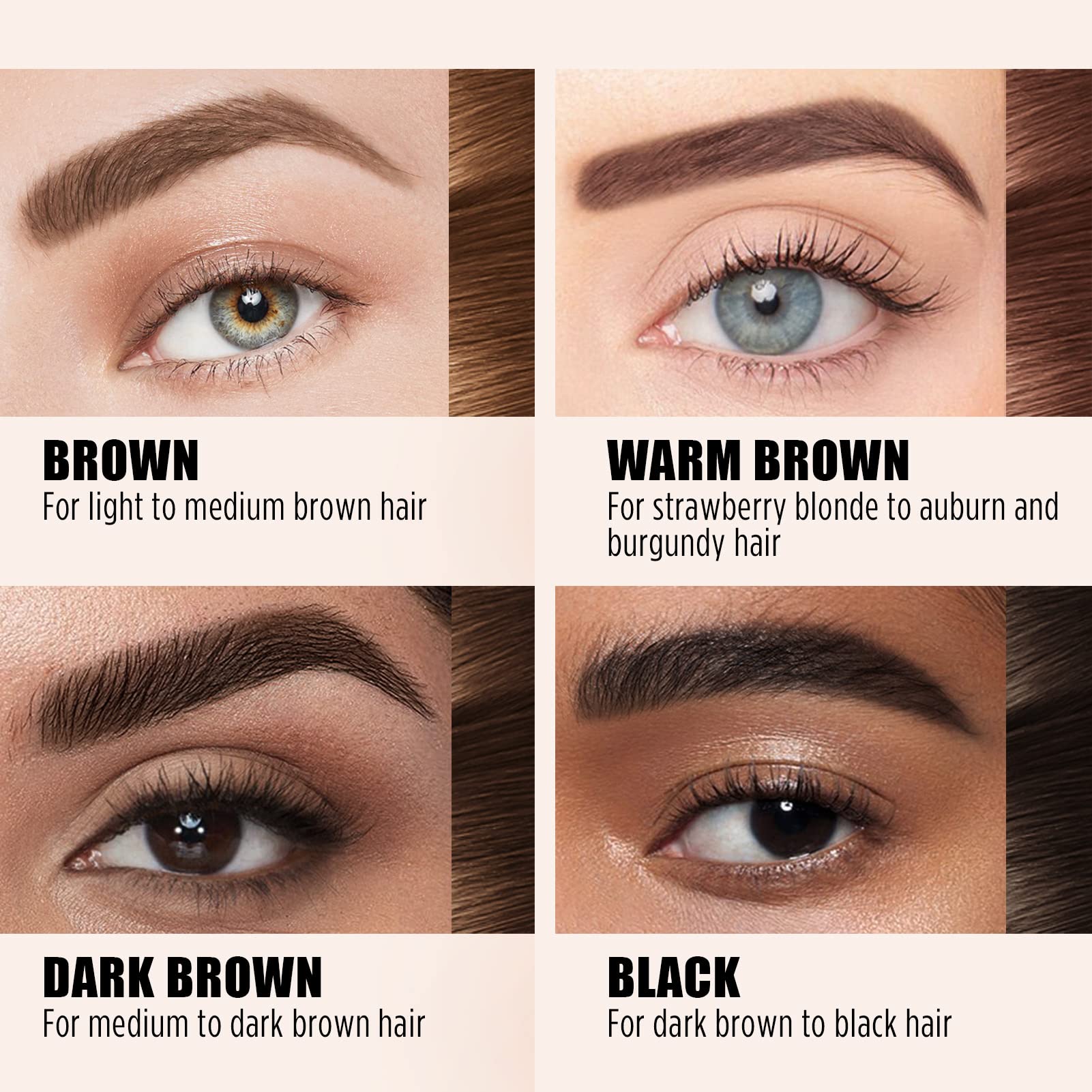 Cilrofelr Tattoo Brow Gel precise brush tip for even color