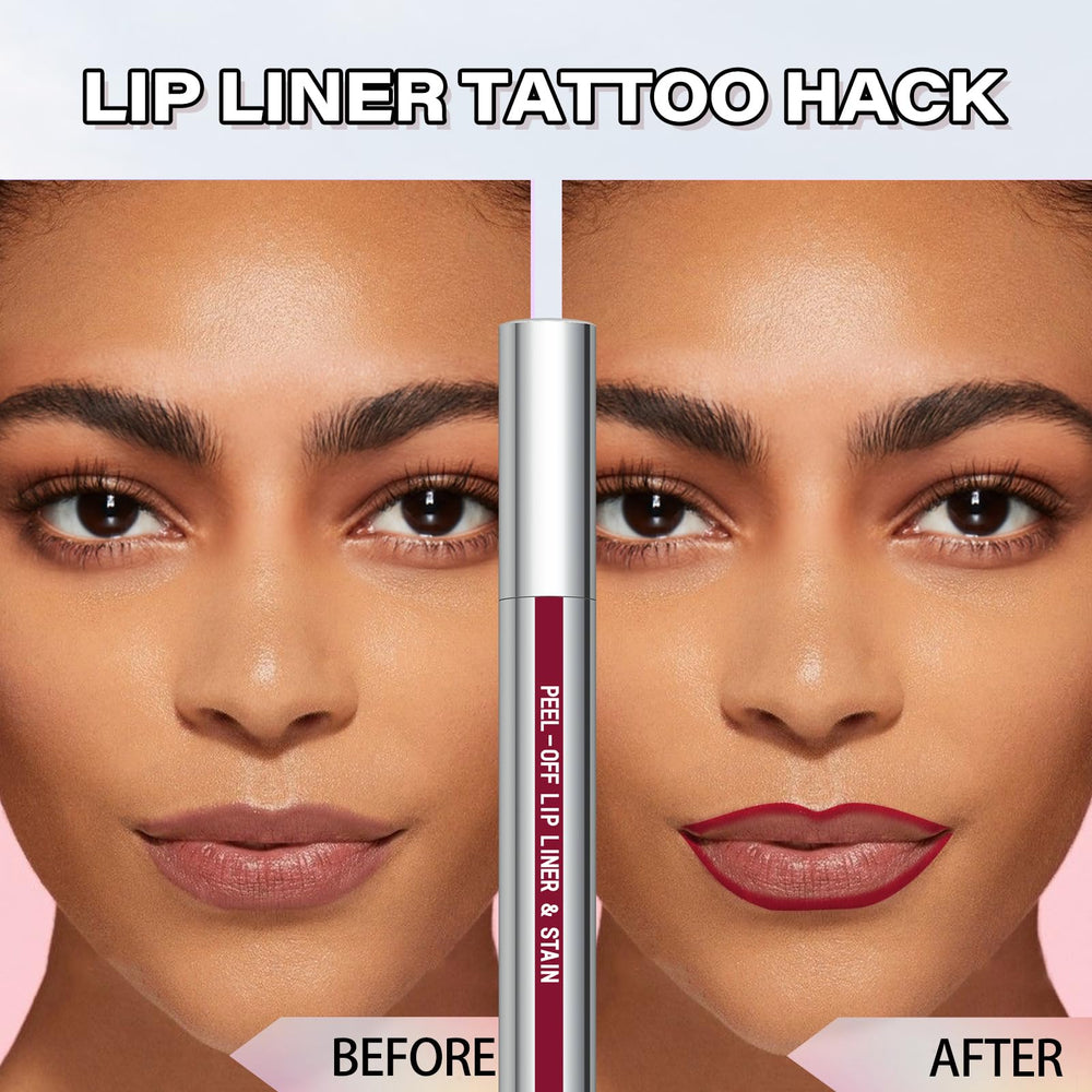 Cilrofelr Tattoo Lip Stain Berry showcases rich pigment with matte finish