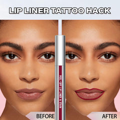 Cilrofelr Tattoo Lip Stain Berry showcases rich pigment with matte finish