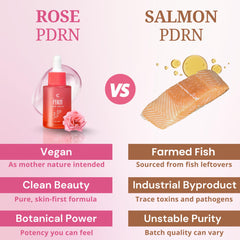 Cinder Brands Vegan PDRN Serum glow shot illustrating hydrated, radiant skin