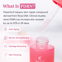 Cinder Brands Vegan PDRN Serum skincare routine application for smoother skin