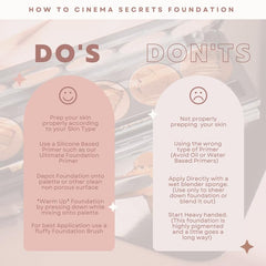 Cinema Secrets color-correct undertones help harmonize complexion in photos.