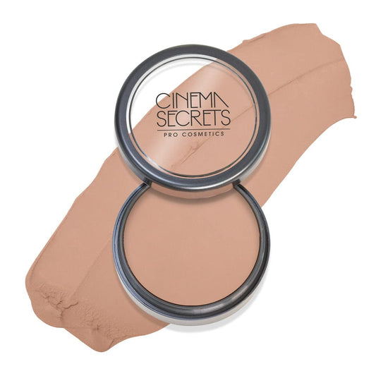 Cinema Secrets Med-Beige swatch on skin demonstrates a natural color match.