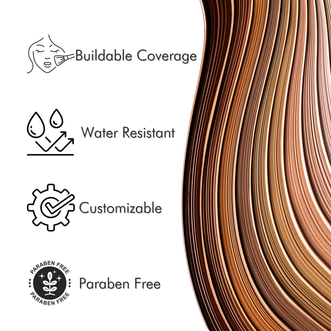 Cinema Secrets foundation packaging cap detail highlighting premium design.
