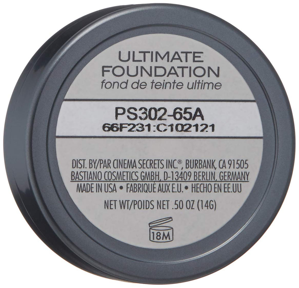 CINEMA SECRETS foundation mixed with primer or moisture spray to adjust coverage.