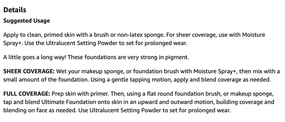 Cinema Secrets Pro Foundation 303-66A texture swirl showing creamy blending