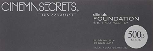 Cinema Secrets palette swatches reveal versatile color range for customizable complexion.