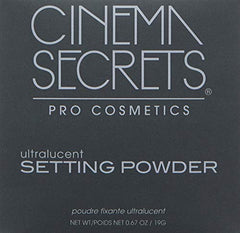 Cinema Secrets powder application close-up showing seamless blending on skin.