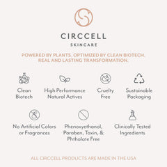 CIRCCELL Geothermal Clay Cleanser clay mask use for deeper cleansing and detox.