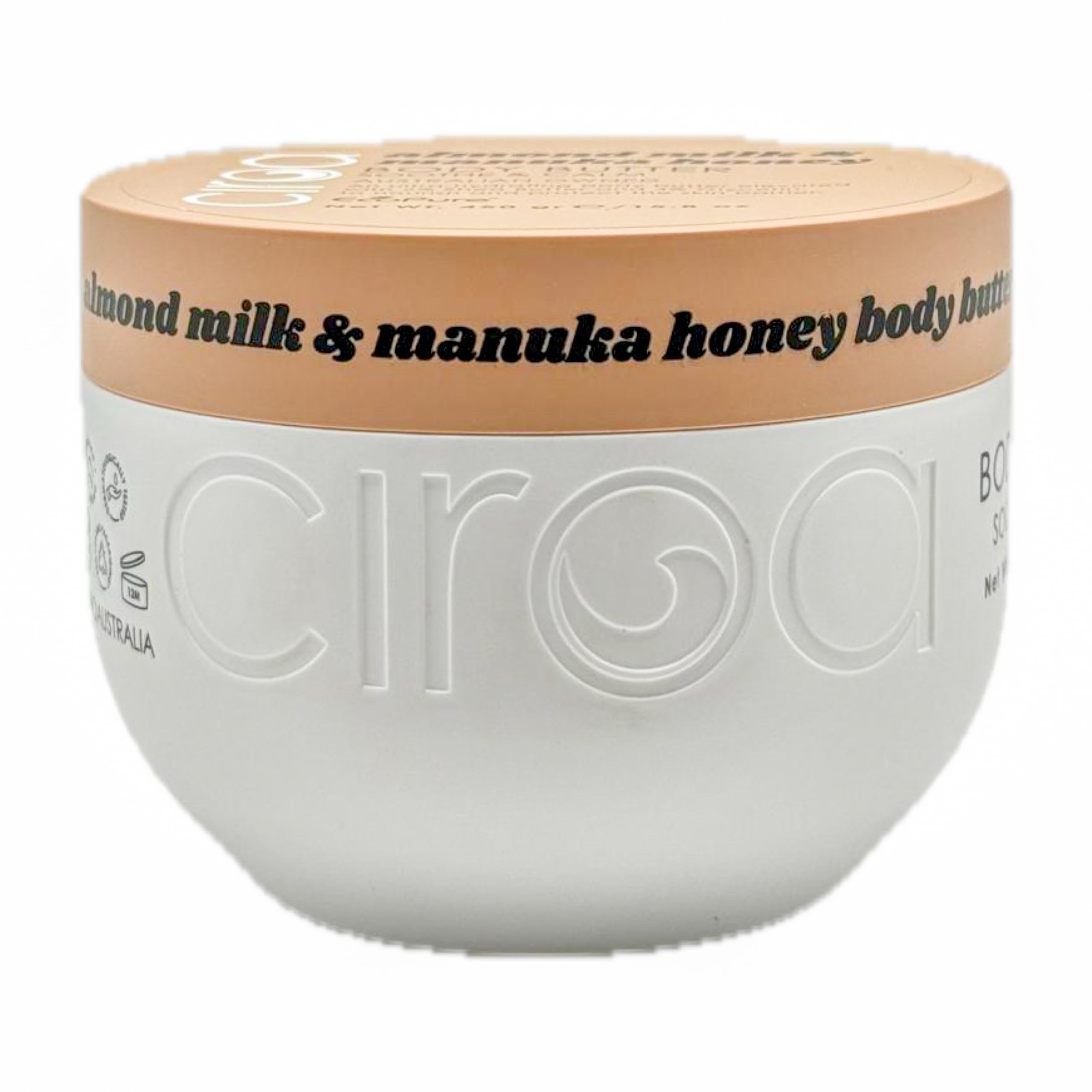 Ciroa 6% Shea Butter ingredient panel emphasizes nourishing blend