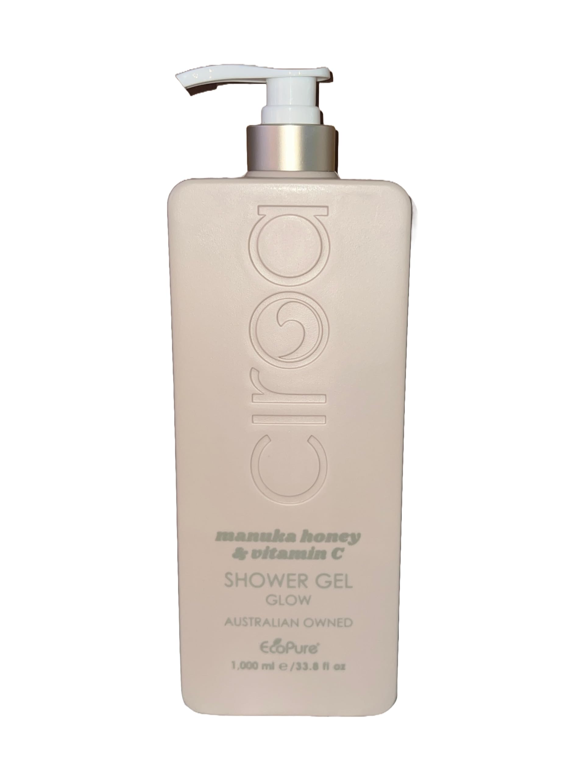 CIROA Manuka Honey Glow shower gel bottle with radiant lather for moisturized skin