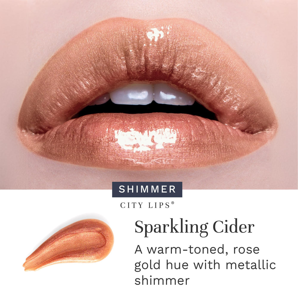 Macro of hyaluronic acid spheres in City Lips for deep hydration.