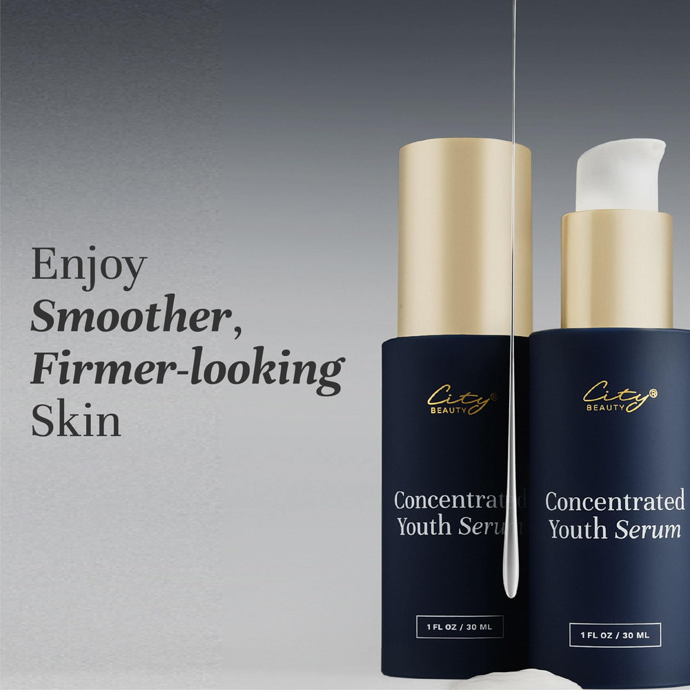 City Beauty Concentrated Youth Serum absorbed quickly after morning cleanse.